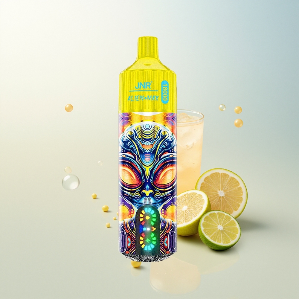 JNR Alien Max 18000 Puffs Jednokratna Vape Limun  Limeta Dual Mesh Coil  850mAh