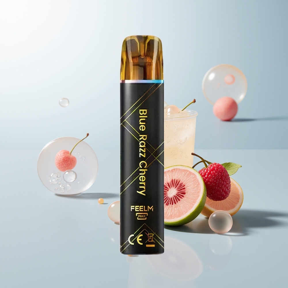 JNR BlackGolden 800 Puffs Plava Malina Trešnja 2ml 2 Nikotina