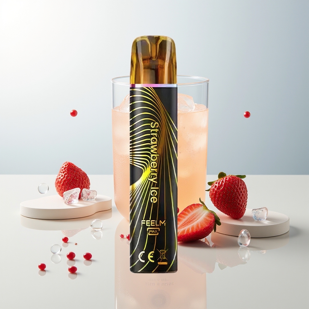 JNR BlackGolden 800 Pusta Jednokratna Vape Jagoda Led + 550mAh