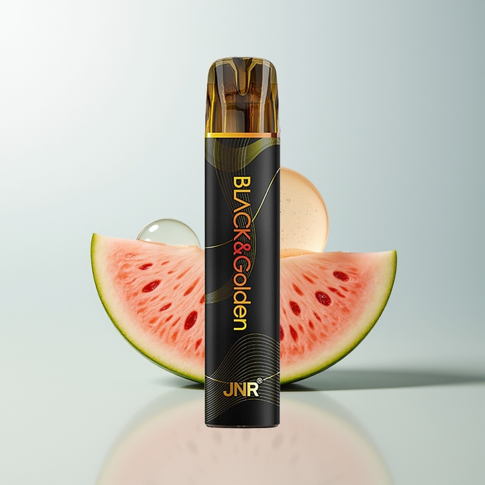 JNR BlackGolden 800 Pusta Jednokratna Vape Lubenica Bubble Gum 550mAh 2 Nikotina