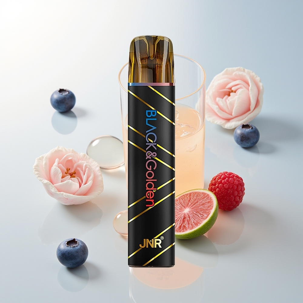 JNR BlackGolden 800 Pusta Jednokratna Vape Plava Jagoda-Kisela Malina 550mAh 2 Nikotina