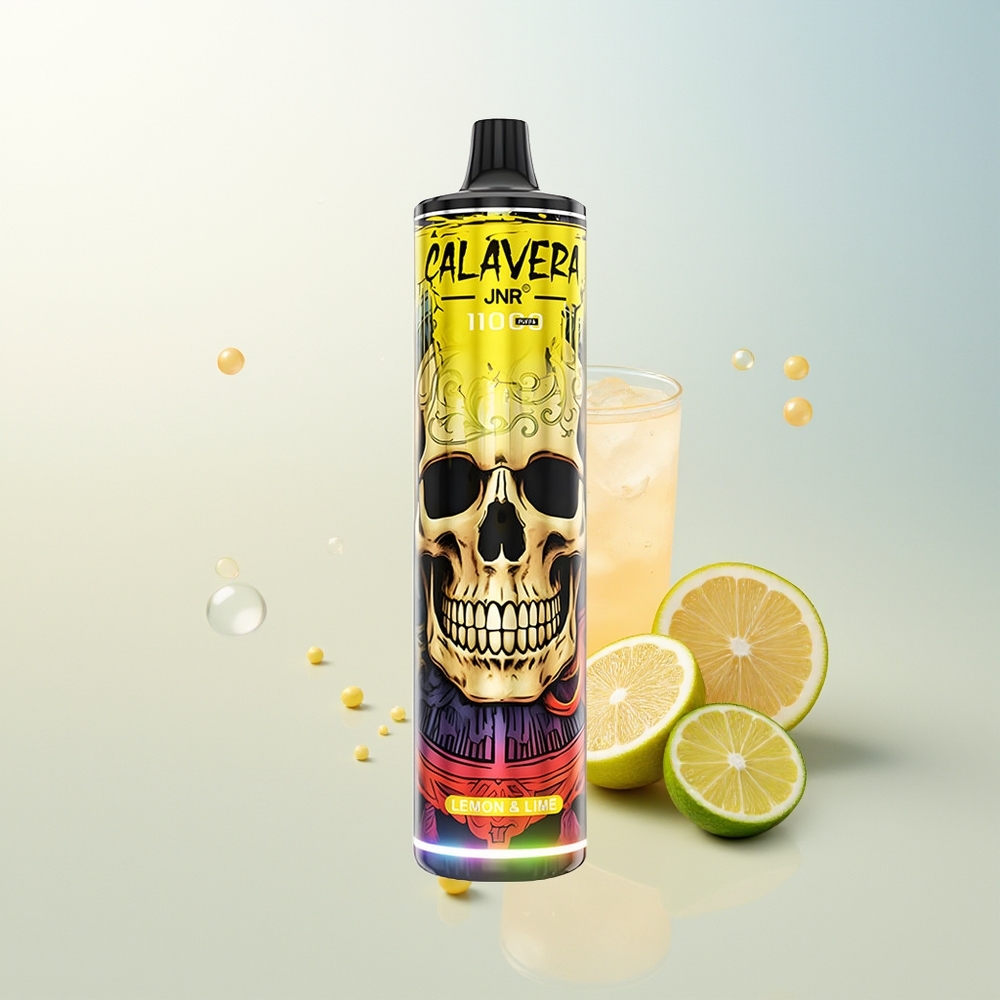 JNR Calavera 11000 Puffova Jednokratna Vape Limeta i Limun Tip-C Punjenje 850 mAh Baterija