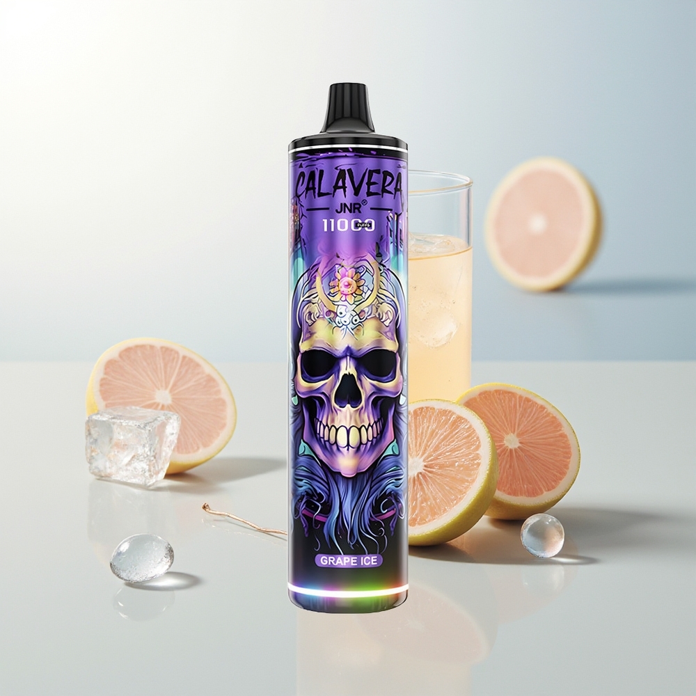 JNR Calavera 11000 Puffs Jednokratna Vape Grožđe Led s 850 mAh Baterijom i 21ml Tečnosti