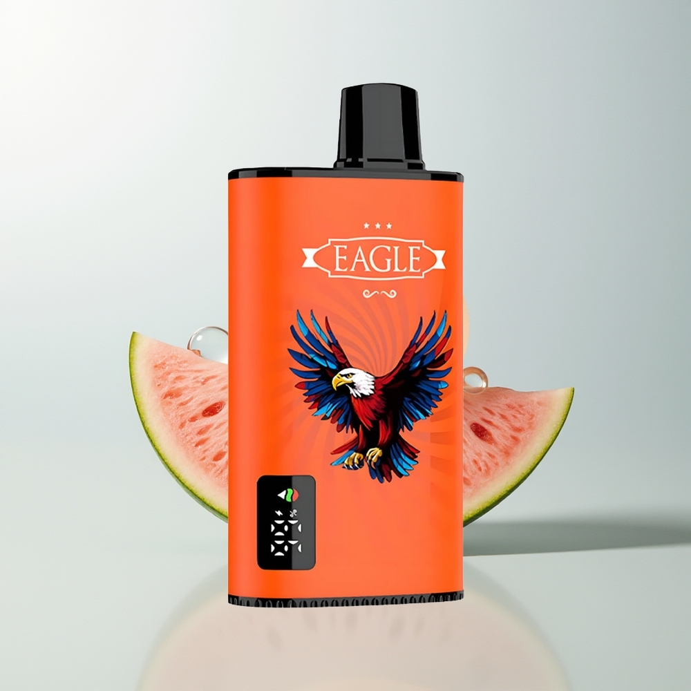JNR EAGLE Smart 23000 Puffova Jednokratna Vape Lubenica Žvakaća guma s Digitalnim zaslonom i 25ml e-Liquida