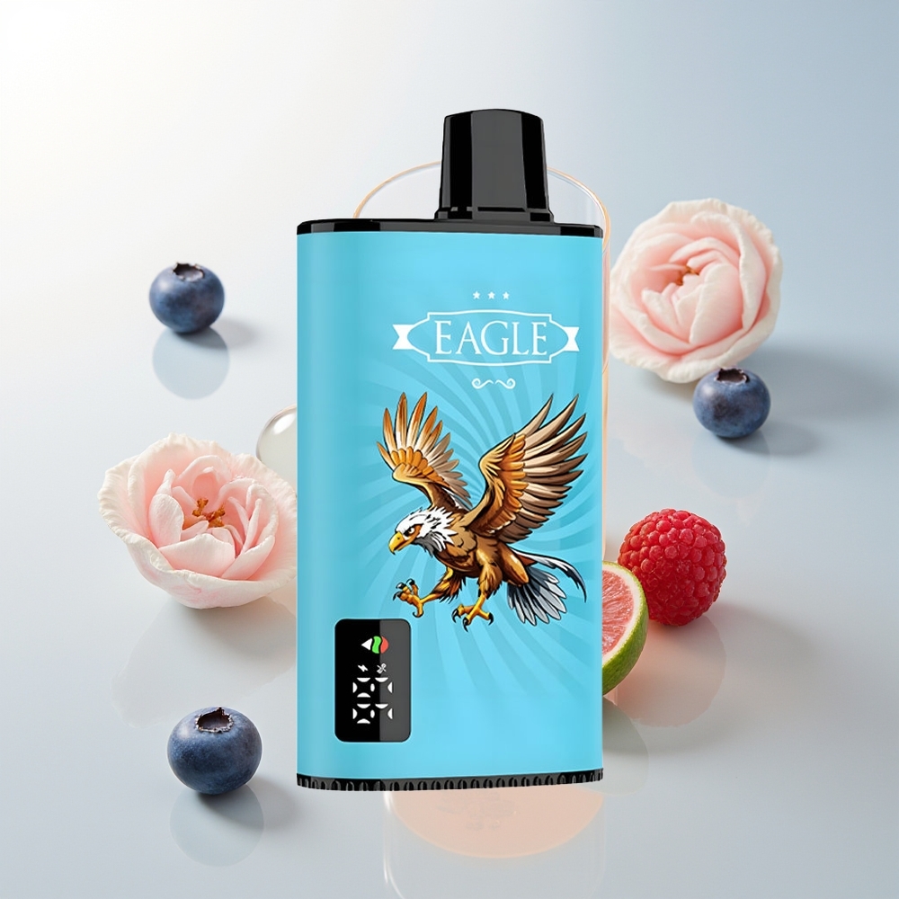 JNR EAGLE Smart 23000 Pufova Jednokratna Vape Borovnica Kisela Malina Digitalni Zaslon 25ml