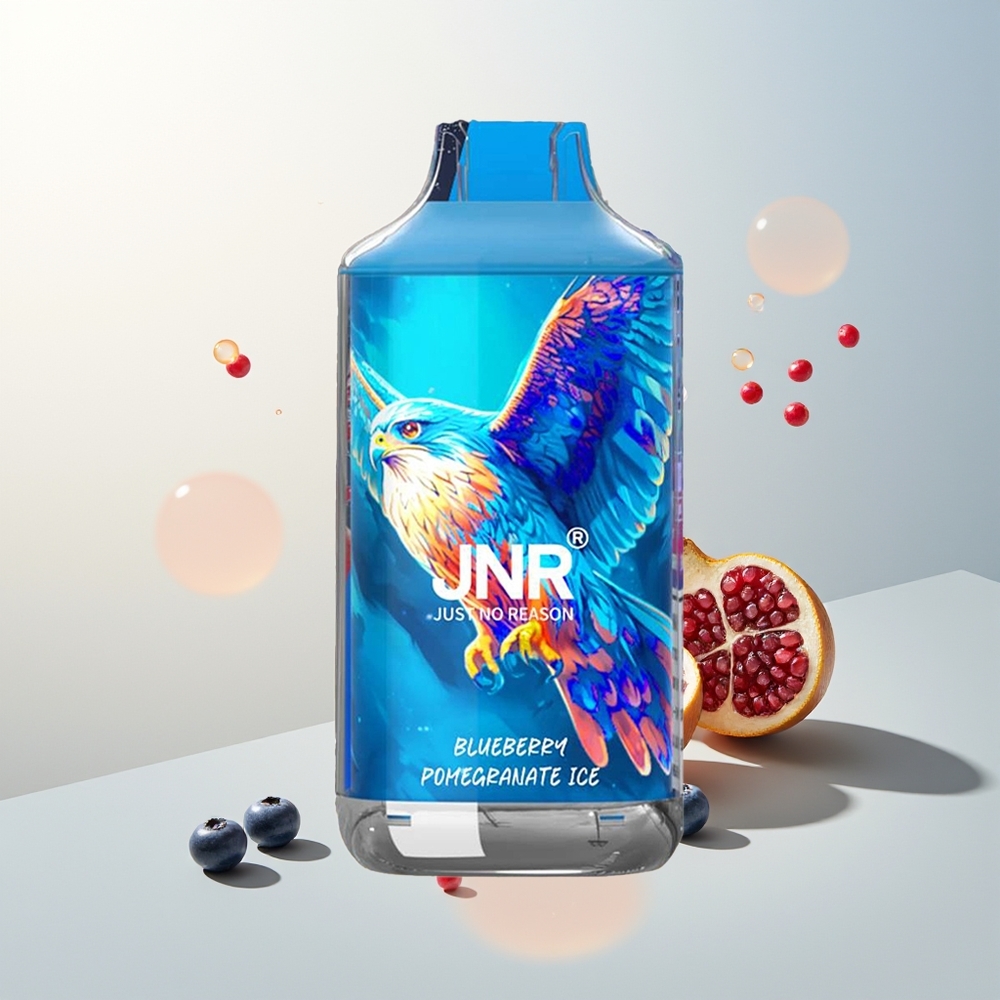 JNR Falcon 16000 Puffs Borovnica Nar Pomegranate Led