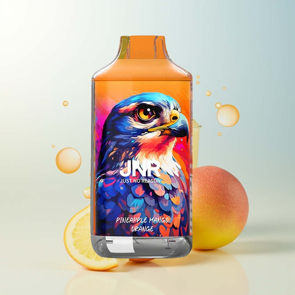 JNR Falcon 16000 Puffs Dual Mesh Ananas Mango Naranča