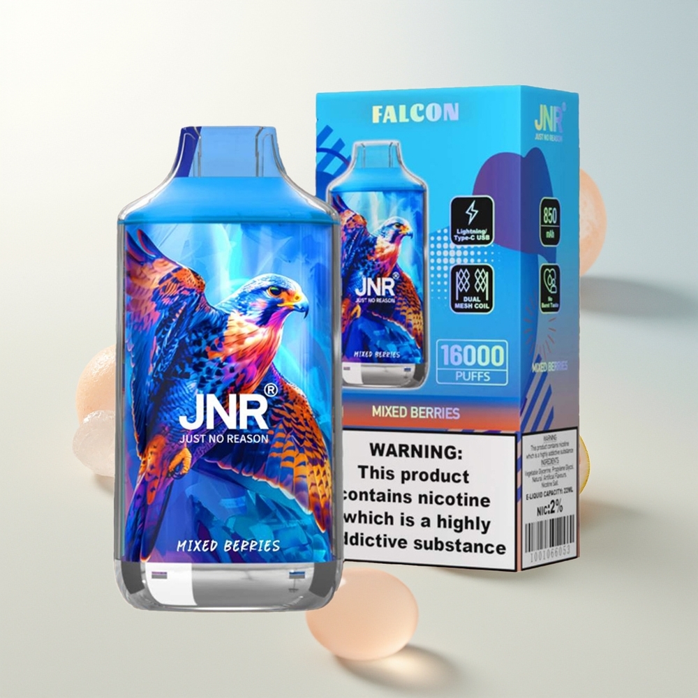 JNR Falcon 16000 Puffs Jednokratna Vape Mješovito Bobice  850 mAh