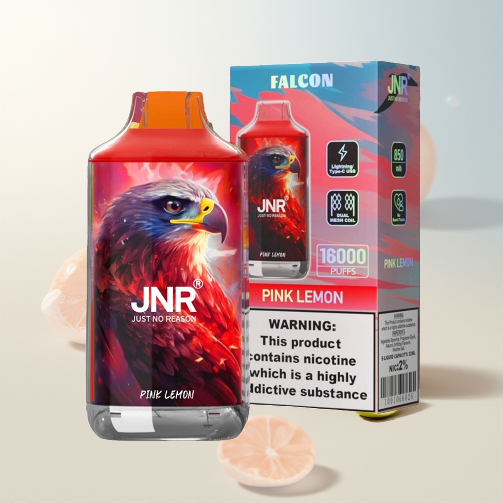 JNR Falcon 16000 Pufova Ružičasti Limun Dual Mesh Coil