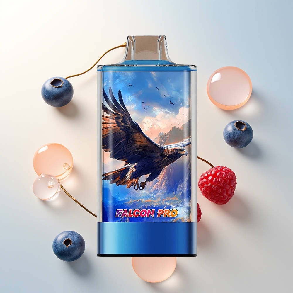JNR Falcon Pro 28000 28000 Puffs 5 Nikotina Borovnica Malina Trešnja Smart Display
