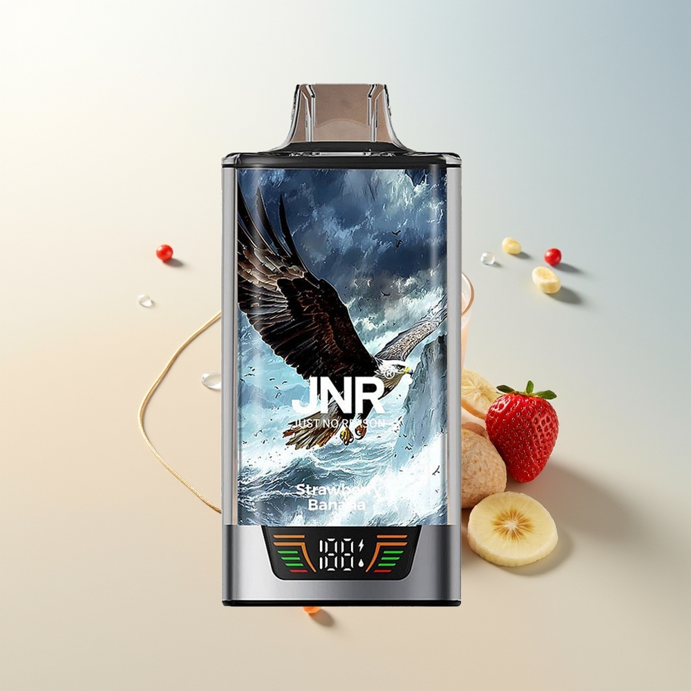 JNR Falcon Pro 28000 28000 Puffs Jagoda Banana Smart Display