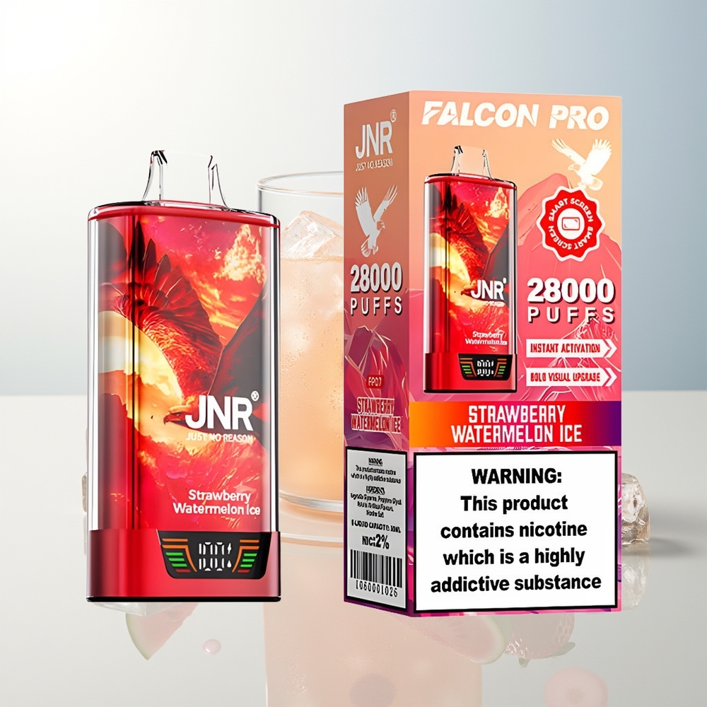 JNR Falcon Pro 28000 30ml 5 Jednokratna Vape Jagoda Lubenica Led