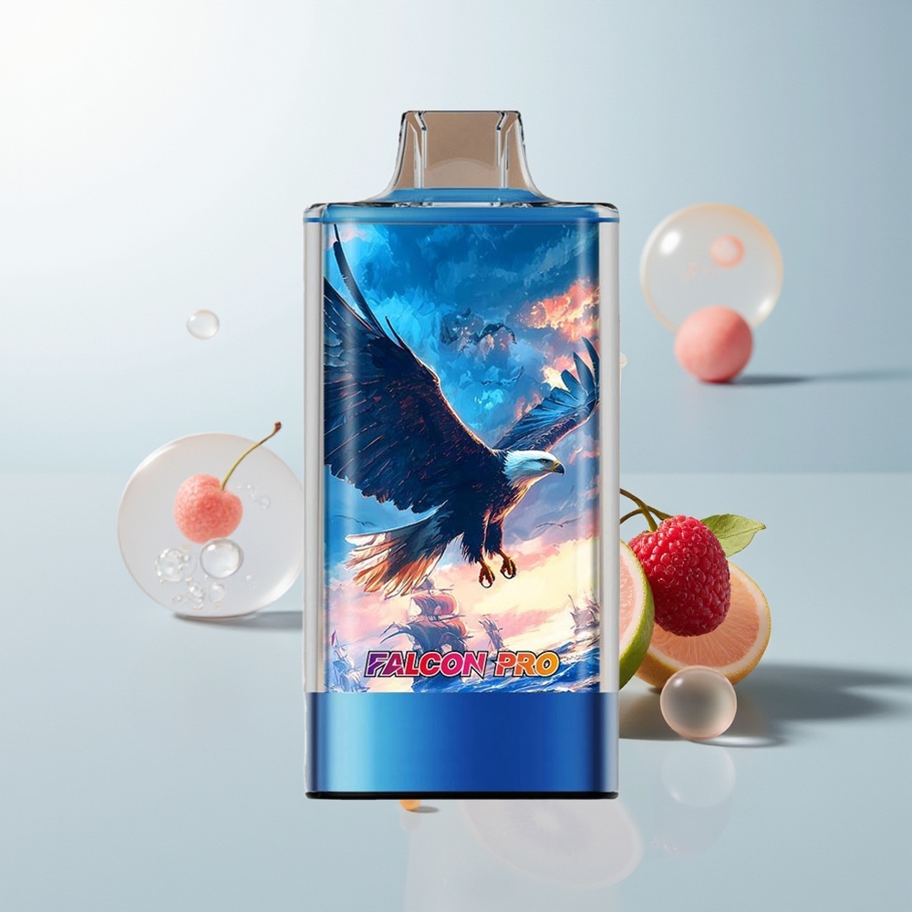 JNR Falcon Pro 28000 Pljuvačka Plava Malina Trešnja Dual Mesh Coil USB Type-C