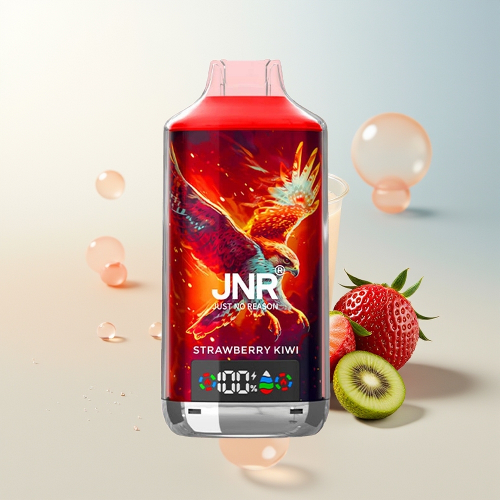 JNR Falcon X 18000 Pufova Jagoda Kivi Dual Mesh Coil  Dual Core