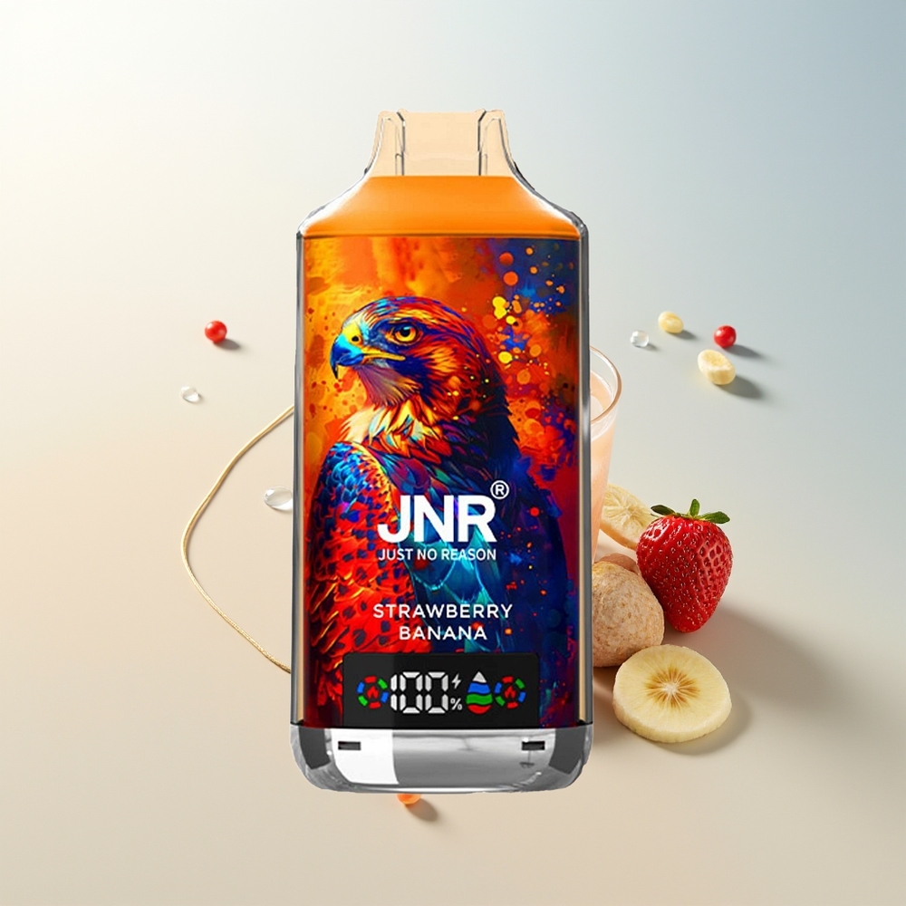 JNR Falcon X 18000 Pufova Jednokratna Vape Jagoda Banana Dual Mesh Coil Type-C