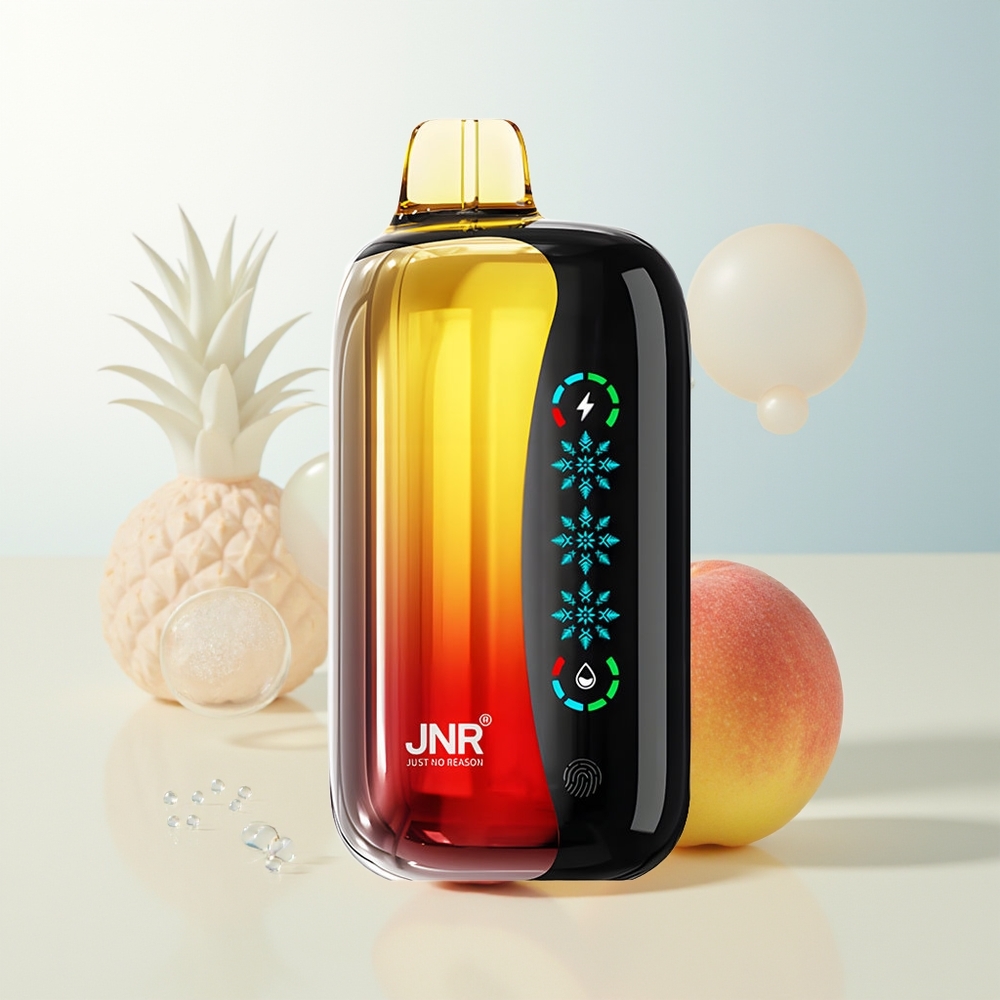 JNR Flex Ice 21000 Pufova Jednokratna Vape Breskva Mango Ananas Prilagodljiv Ice Tipka Zaslon