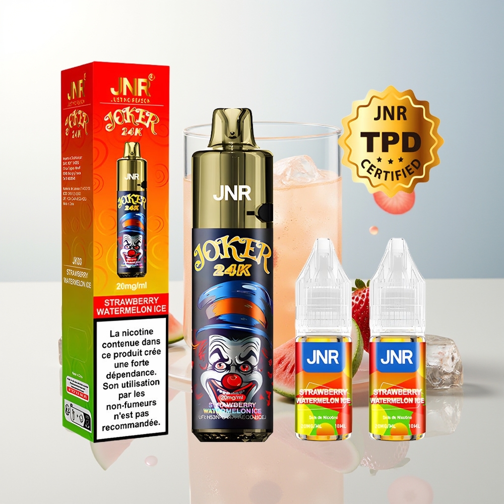 JNR Joker 24000 Puffova Jednokratna Vape Jagoda Lubenica Led
