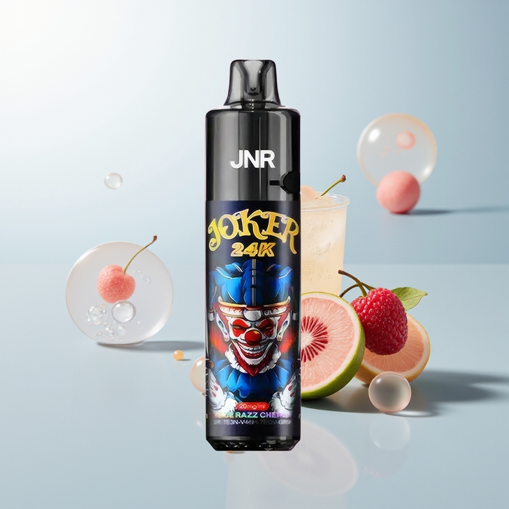 JNR Joker 24000 Puffova Jednokratna Vape Plava Malina Trešnja + 800mAh Baterija + 2 Nikotina