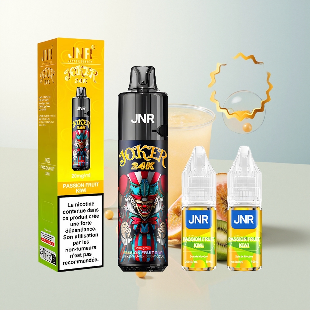 JNR Joker 24000 Puffs Jednokratna Vape Passionska Voće Kivi Refillable Pod 2 Nikotina