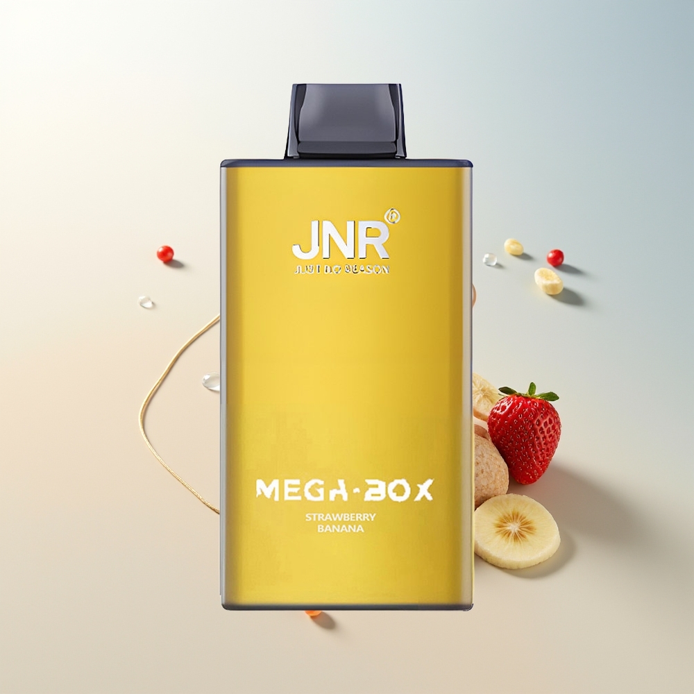 JNR Mega Box 25000 Puffova Jednokratna Vape Jagoda Banana Dual Mesh Coil