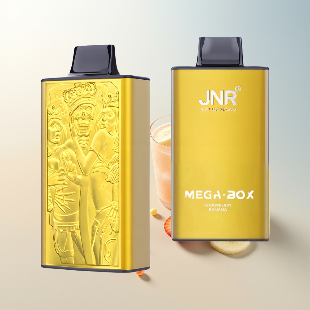 JNR Mega Box 25000 Puffova Jednokratna Vape Jagoda Banana Dual Mesh Coil