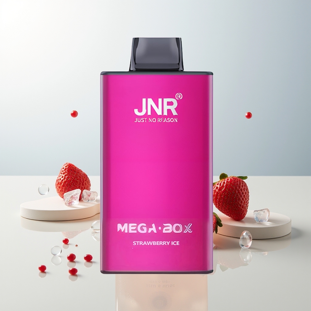 JNR Mega Box 25000 Puffova Jednokratna Vape Jagoda Led + Dual Mesh Coil  Type-C