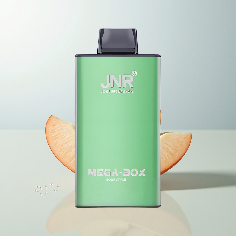 JNR Mega Box 25000 Puffova Jednokratna Vape Kisela Jabuka Dual Mesh Coil