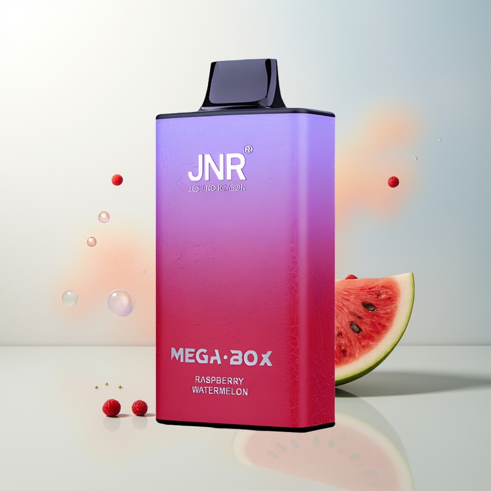 JNR Mega Box 25000 Puffova Jednokratna Vape Malina Lubenica Dual Mesh Coil