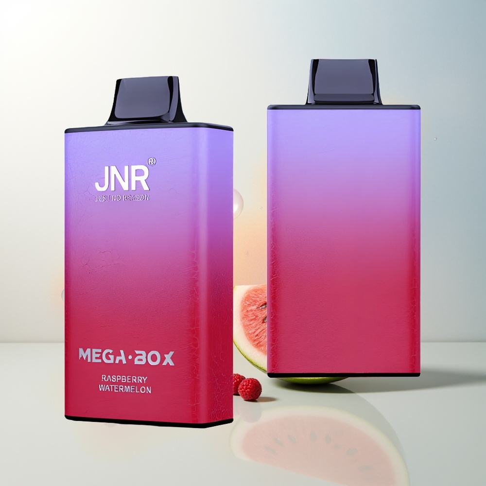 JNR Mega Box 25000 Puffova Jednokratna Vape Malina Lubenica Dual Mesh Coil