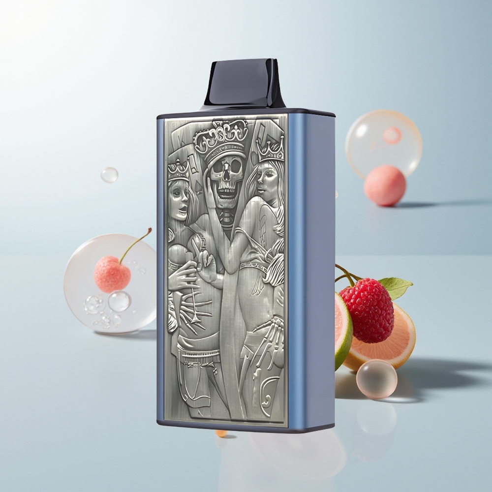 JNR Mega Box 25000 Pufova Jednokratna Vape Plava Malina Trešnja Dual Mesh Coil