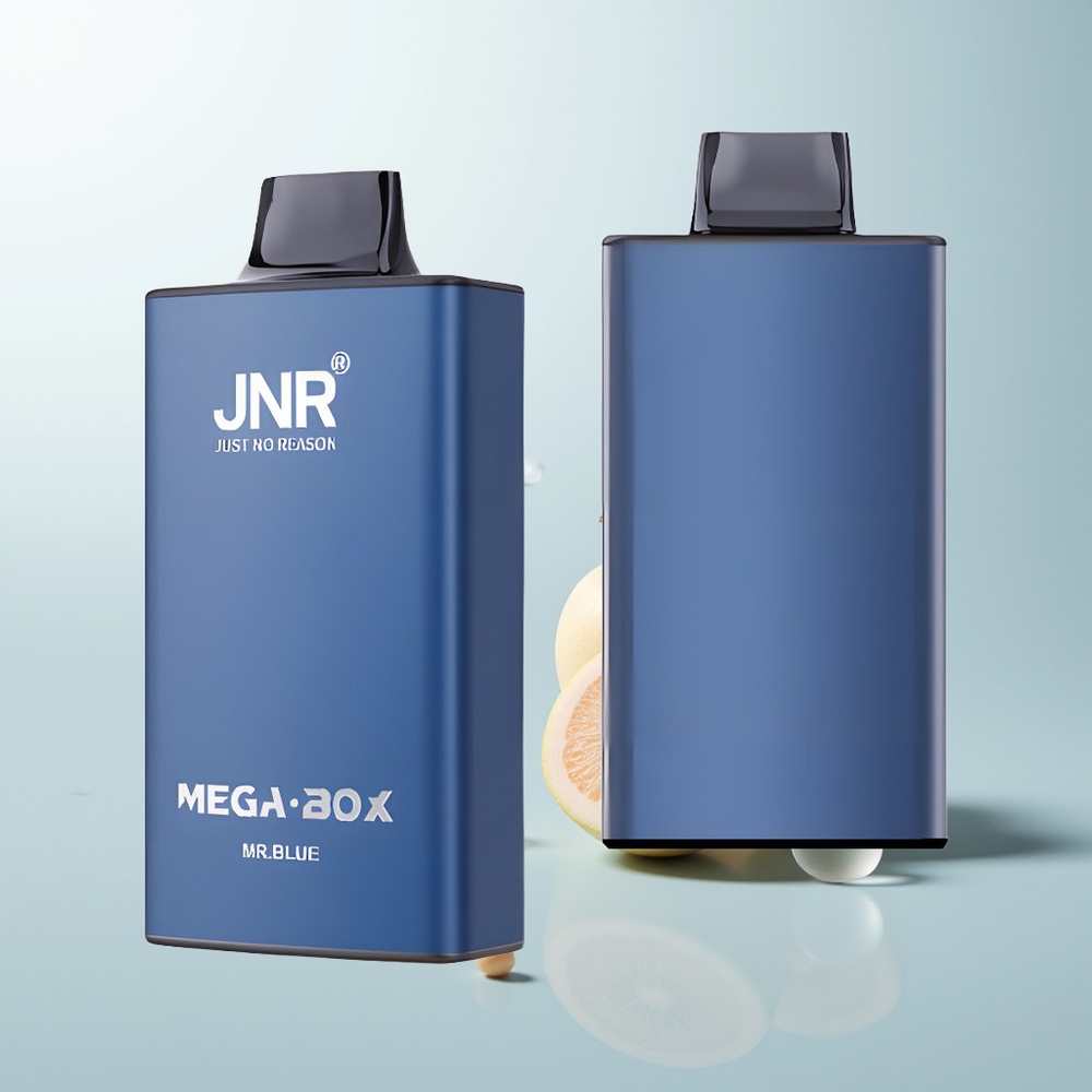 JNR Mega Box 25000 Pufova Jednokratna Vape Plavi s 30ml E-tekućine i Dual Mesh Coil