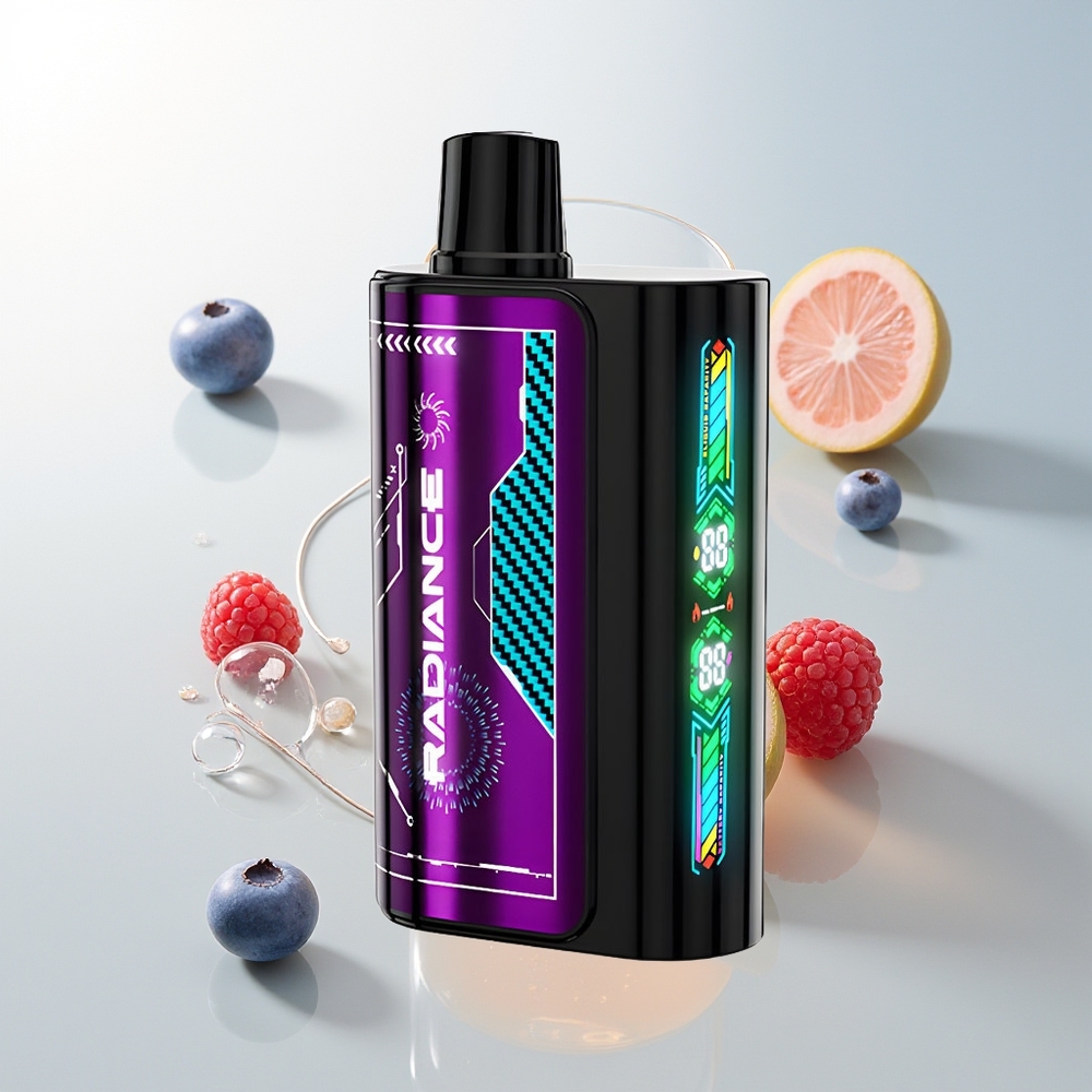 JNR Radiance 31000 Puffova Jednokratna Vape Borovnica Kisela Malina Dual Mesh Coil Type-C