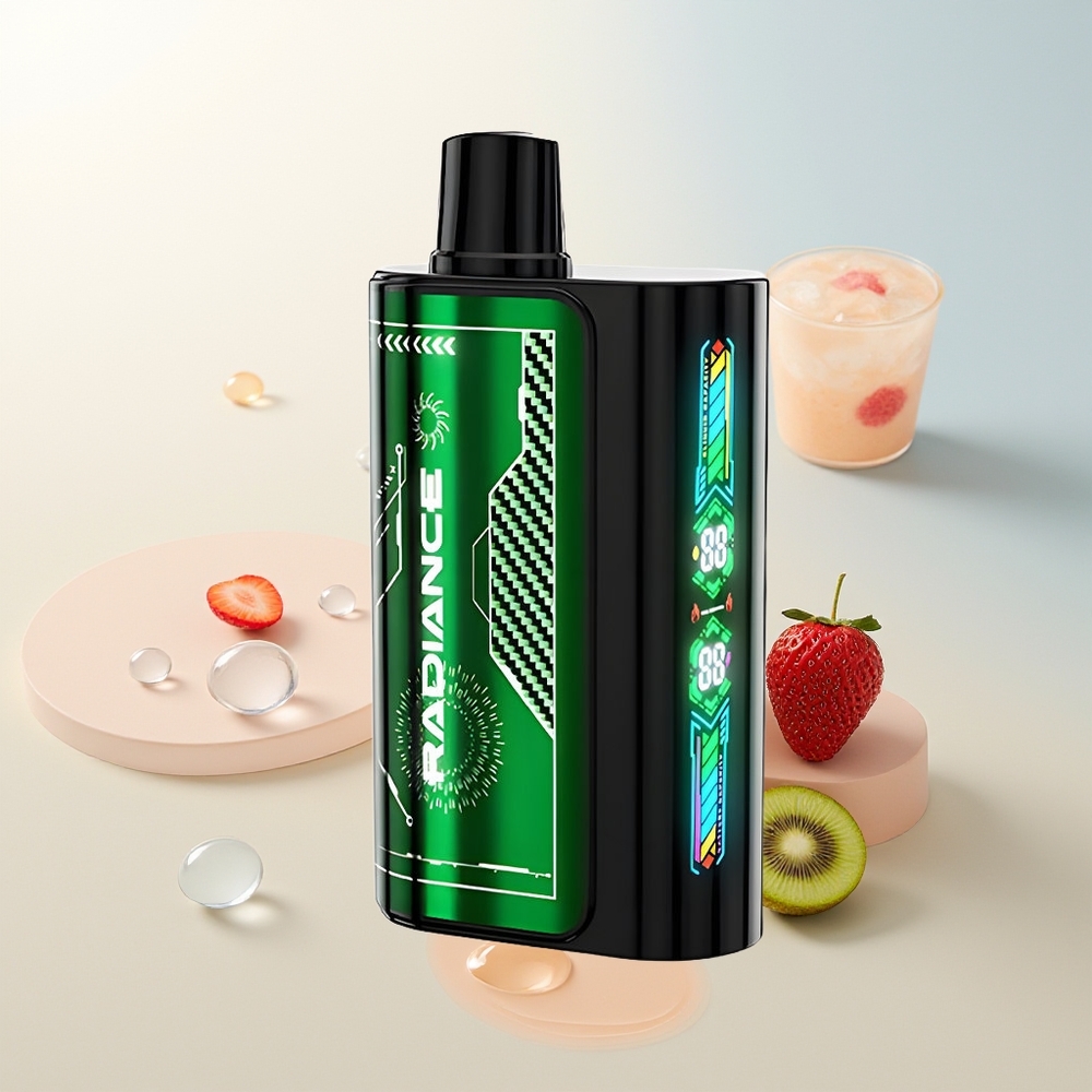 JNR Radiance 31000 Puffova Jednokratna Vape Jagoda-Kivi Dual Mesh Coil Type-C