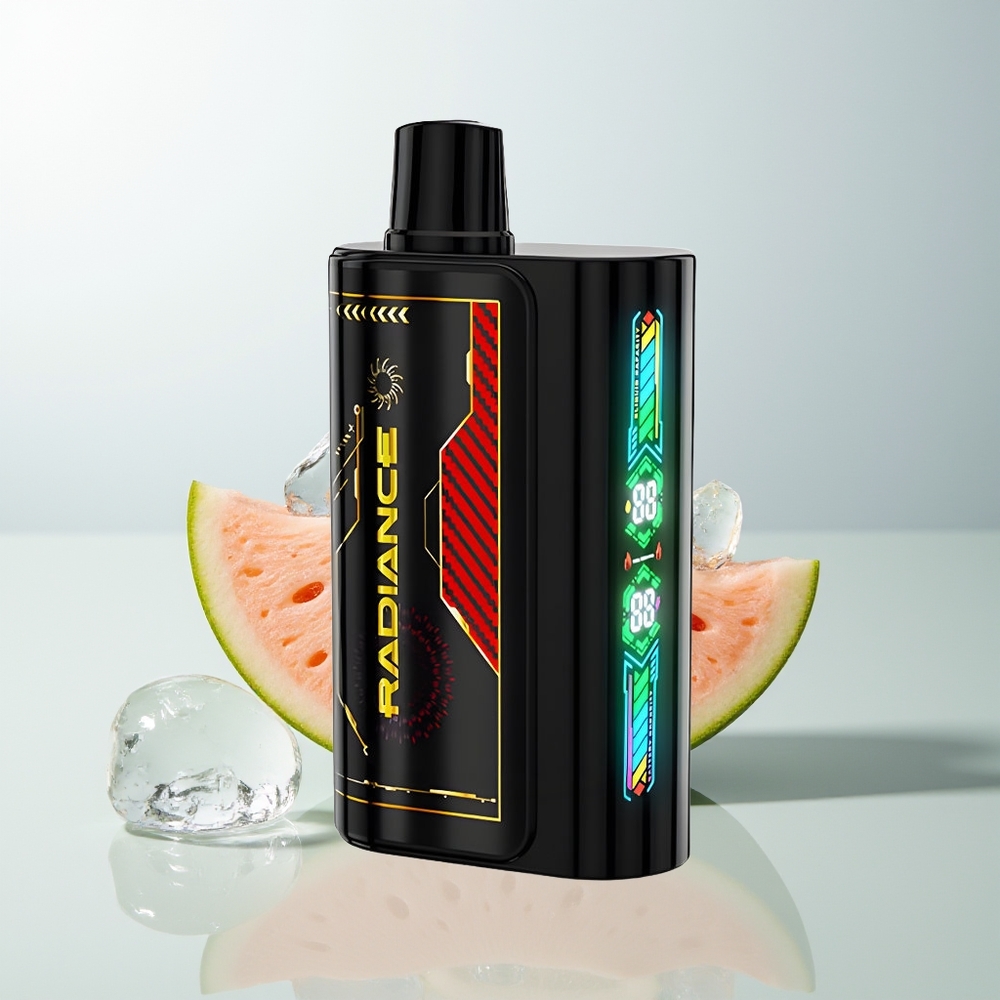 JNR Radiance 31000 Puffova Jednokratna Vape Lubenica Led 28ml Dual Mesh Coil