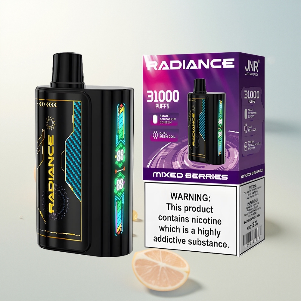 JNR Radiance 31000 Puffs Dual Mesh Jednokratna Vape Mješavina Bobica