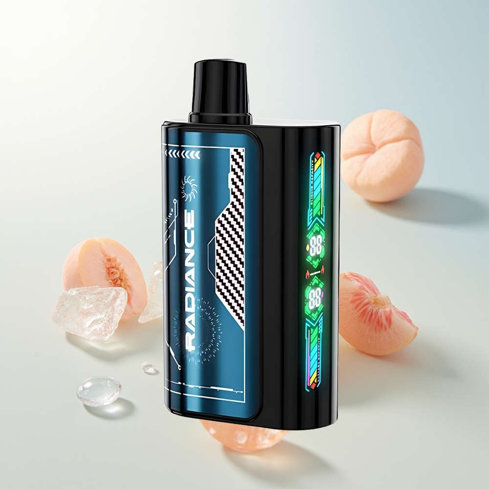 JNR Radiance 31000 Pufova Jednokratna Vape Ljetna Breskva Led Dual Mesh Coil