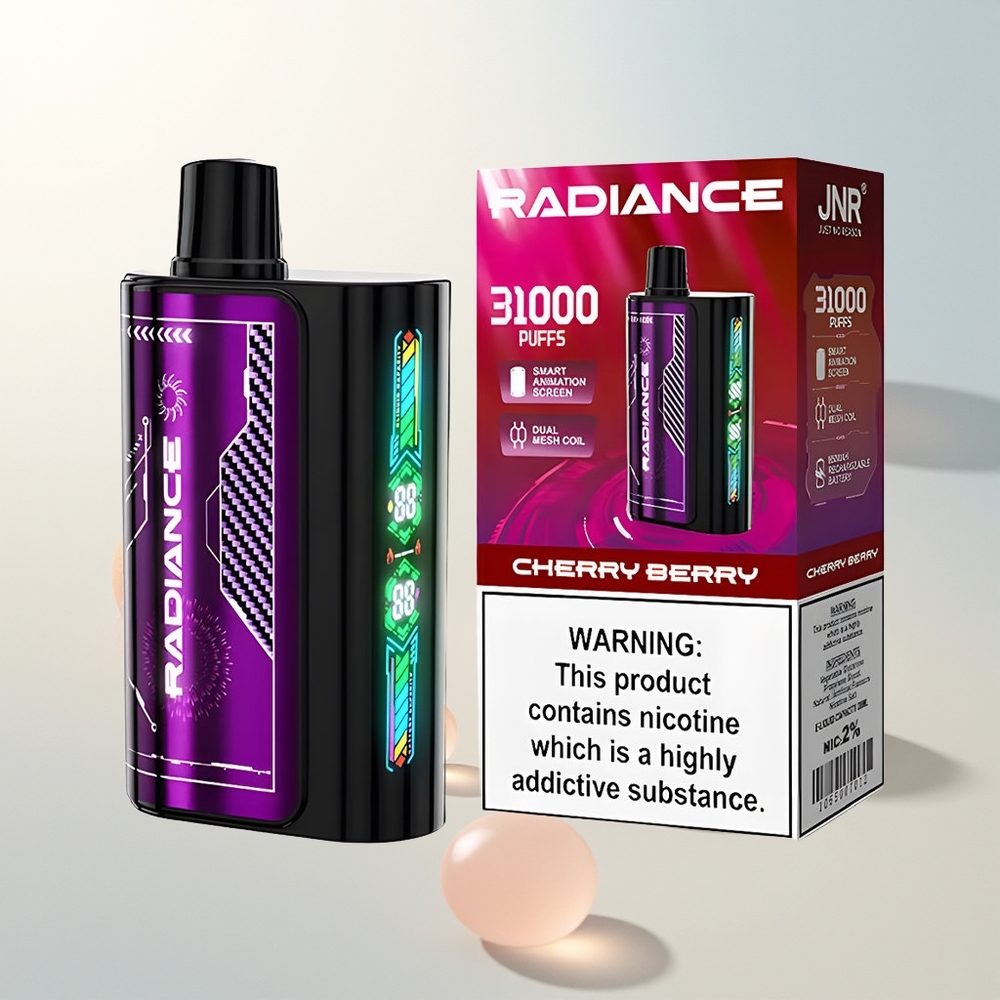 JNR Radiance 31000 Pufova Jednokratna Vape Trešnja Bobica Dual Mesh Coil