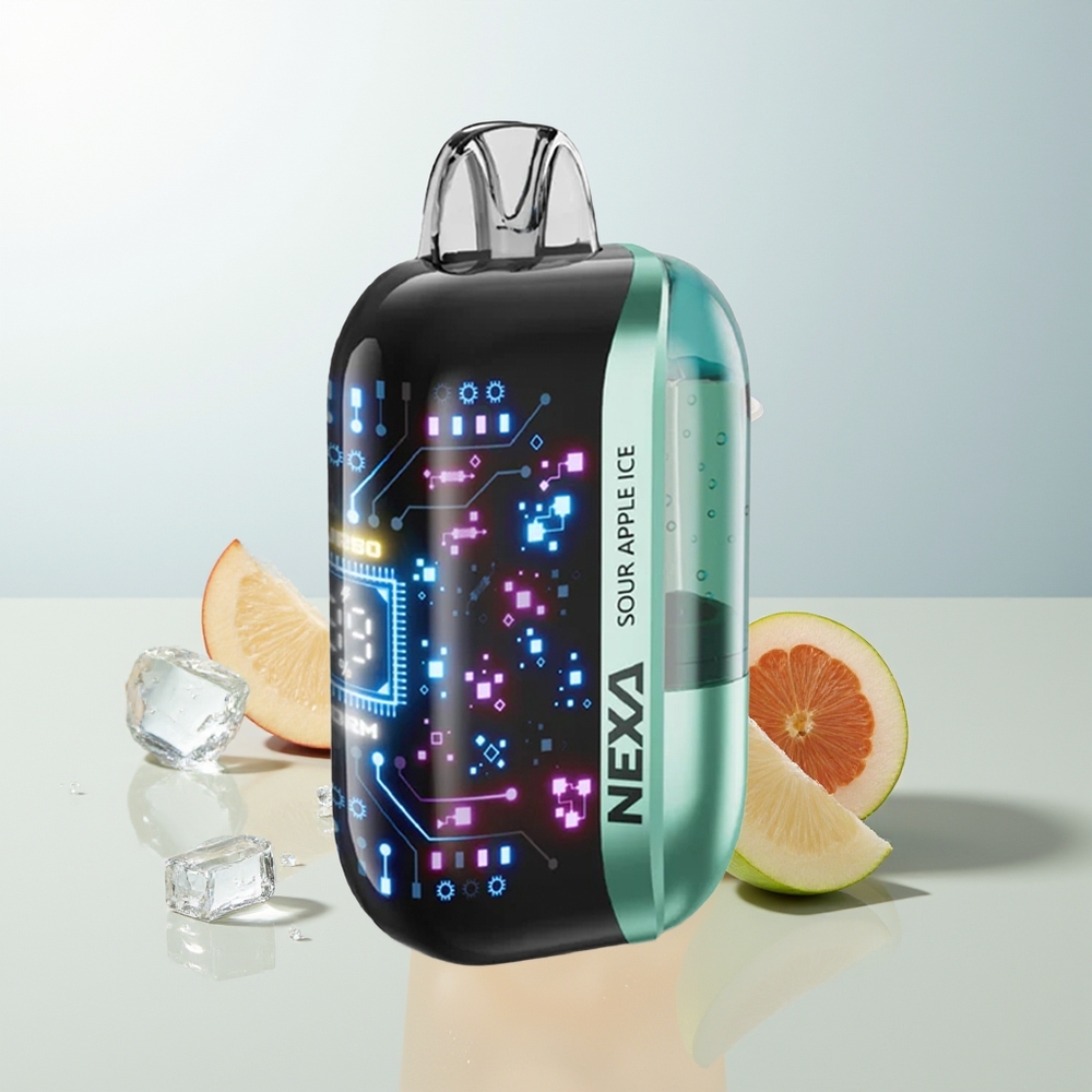 NEXA Ultra 50000 Puffs Kisela Jabuka Led 20ml 800mAh