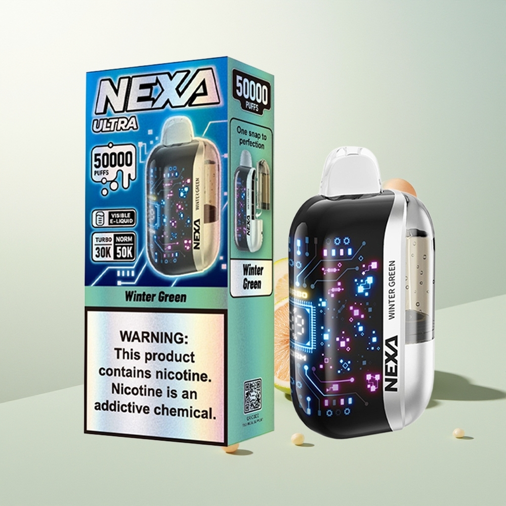 NEXA Ultra 50000 Puffs Zimsko Zeleno 20ml 800mAh