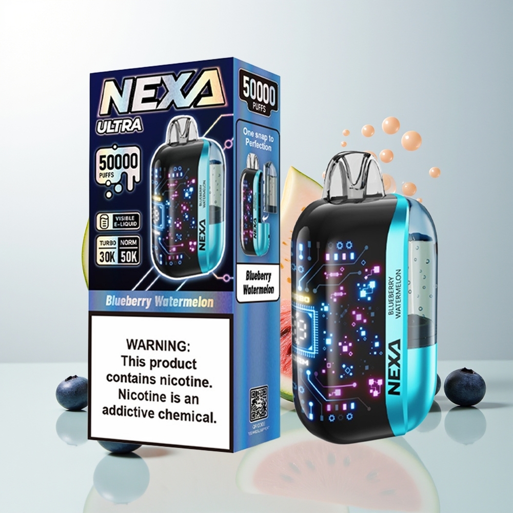 NEXA Ultra 50000 Pufova Aparat za Isparivanje Jednokratna Borovnica Lubenica 20ml 800mah