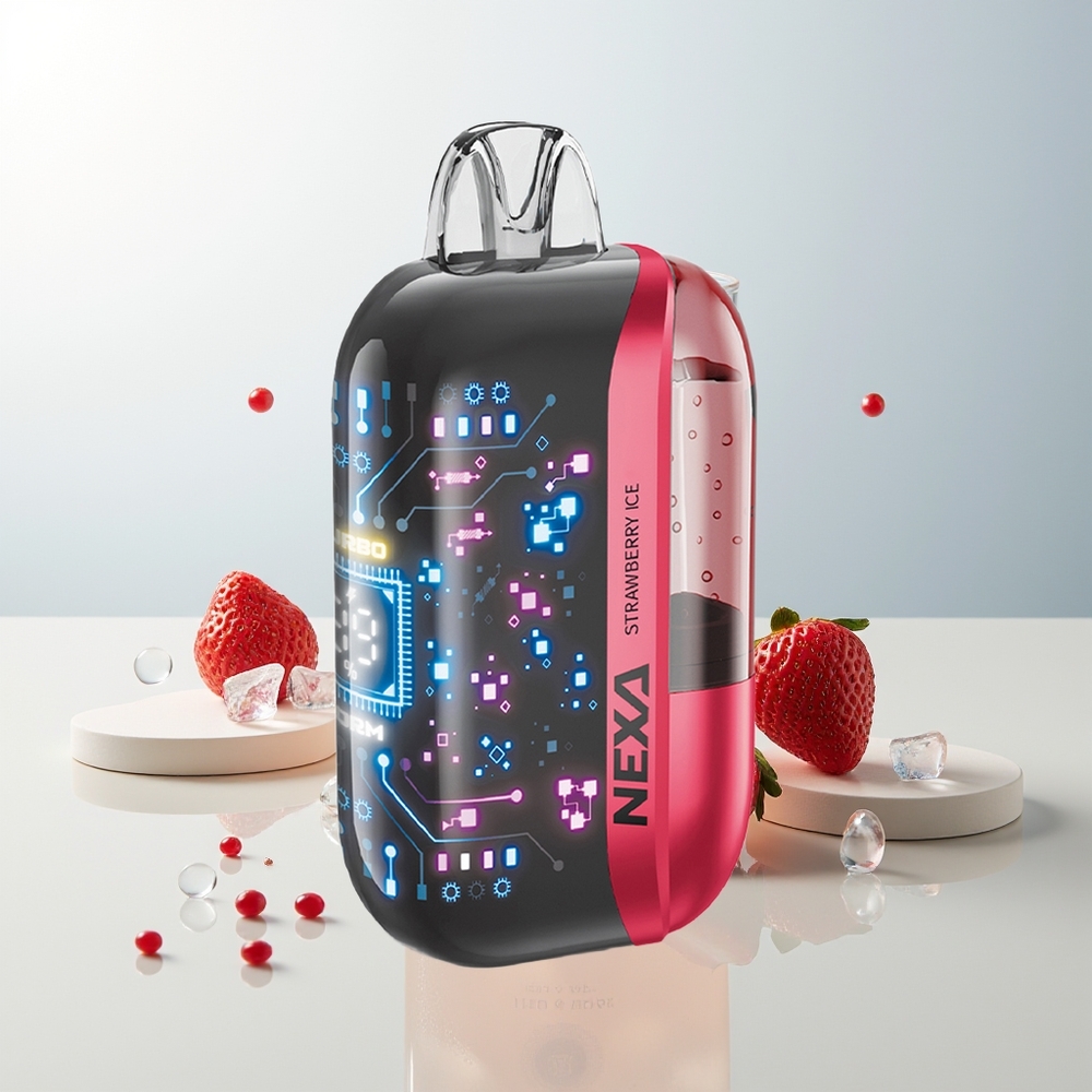 NEXA Ultra 50000 Pufova Aparat za Jednokratnu Upotrebu Jagoda Led 20ml 800mAh