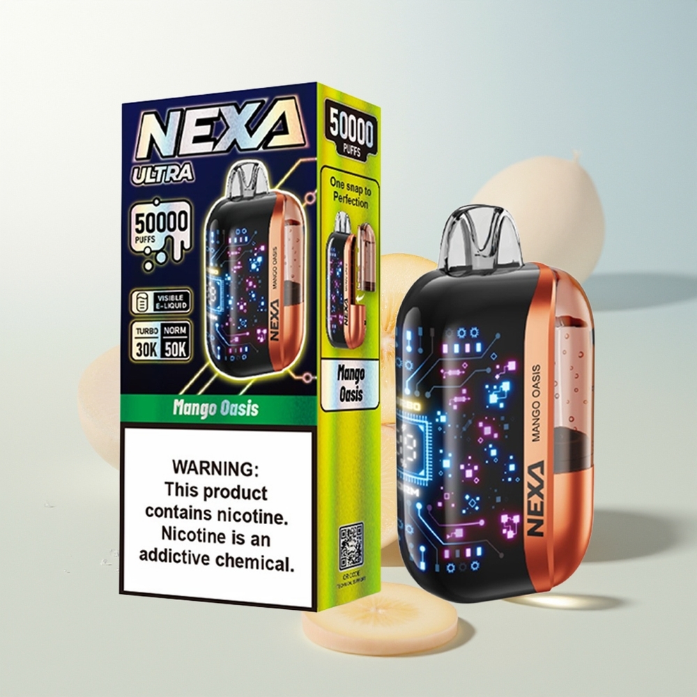 NEXA Ultra 50000 Pufova Jednokratna Vape Mango Oaza 20ml 800mAh