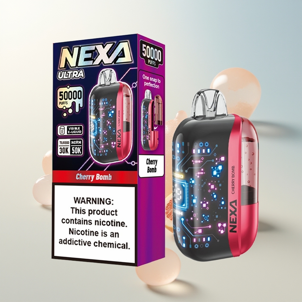 NEXA Ultra 50000 Pufova Jednokratna Vape Trešnja Bomp 20ml 800mAh