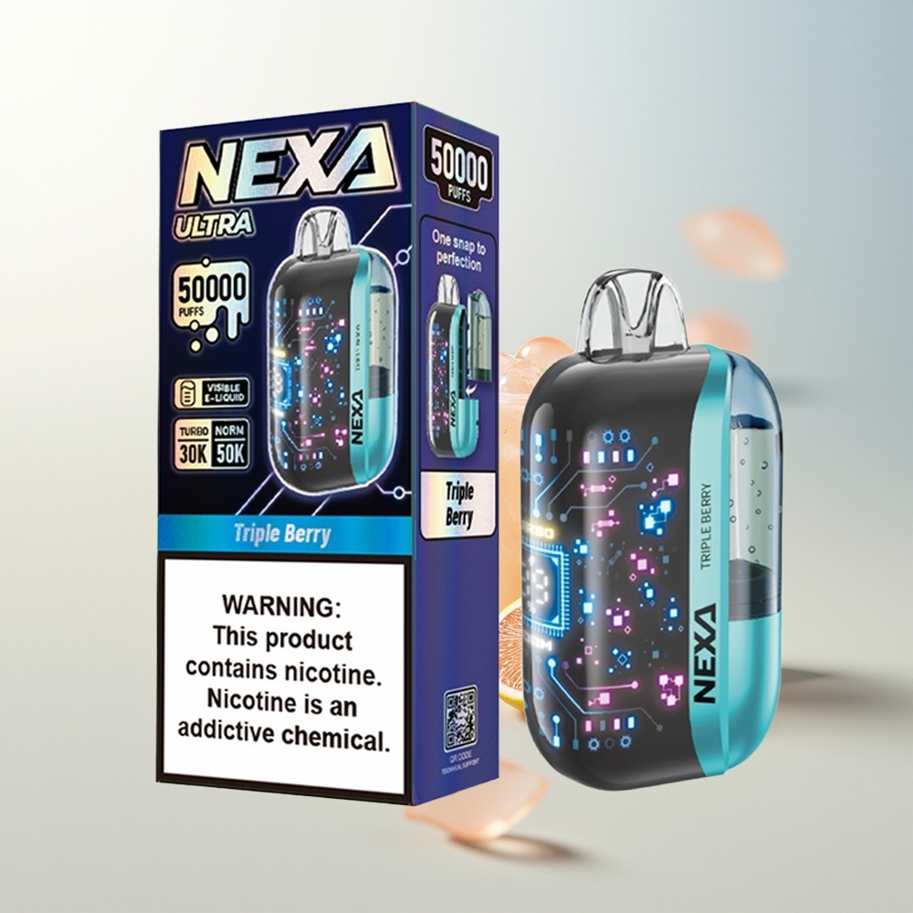 NEXA Ultra 50000 Pufova Jednokratna Vape Trojna Bobica 20ml 800mah