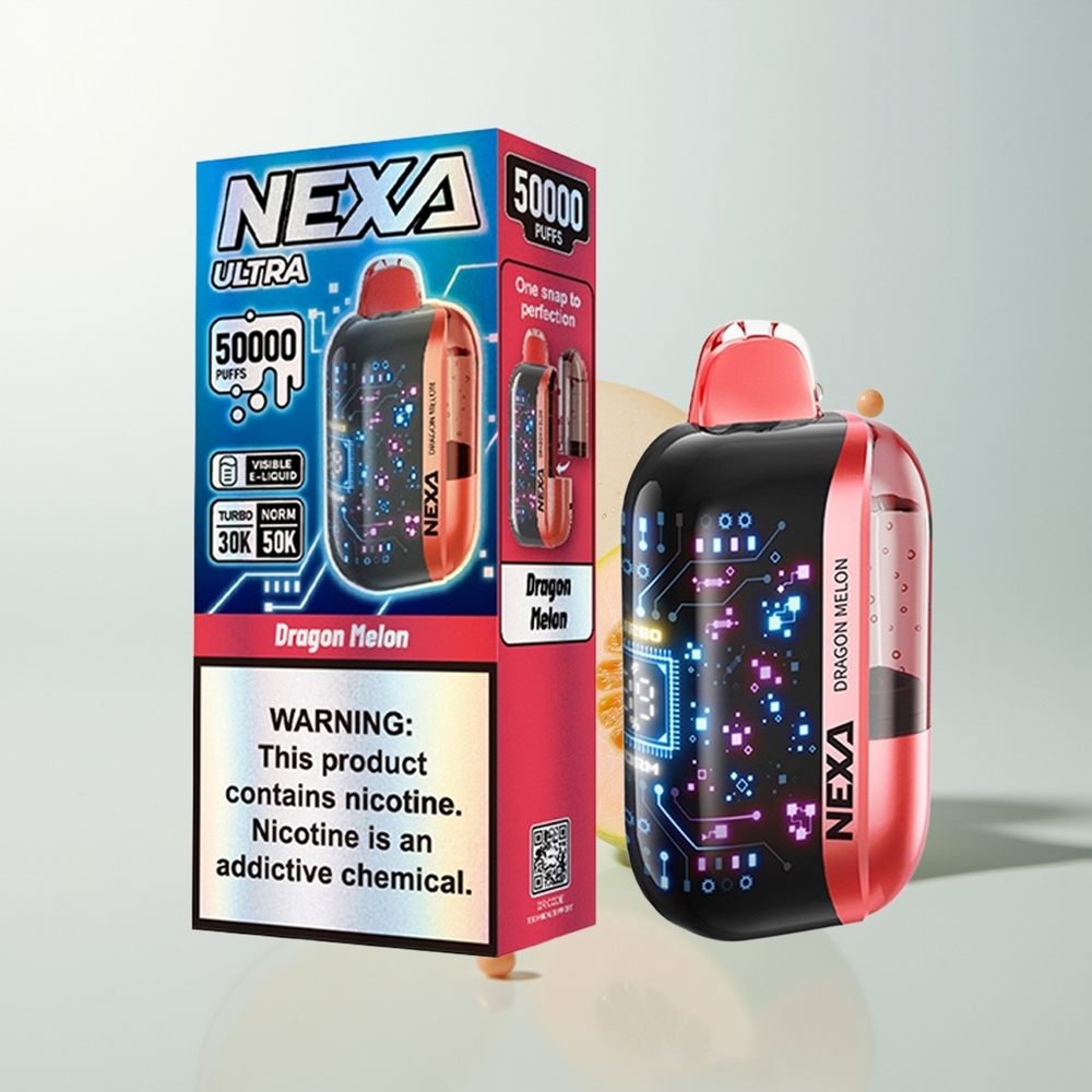 NEXA Ultra 50000 Pusti Jednokratna Vape Zmaj Dinja 20ml 800mah
