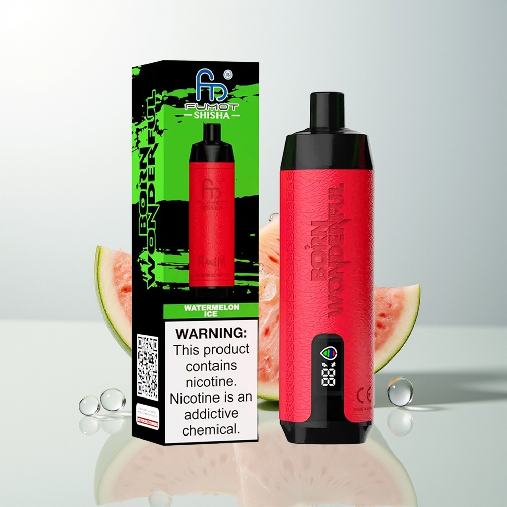 RandM Fumot Shisha 10000 Puffova Jednokratna Vape Lubenica Led 18ml 850mAh