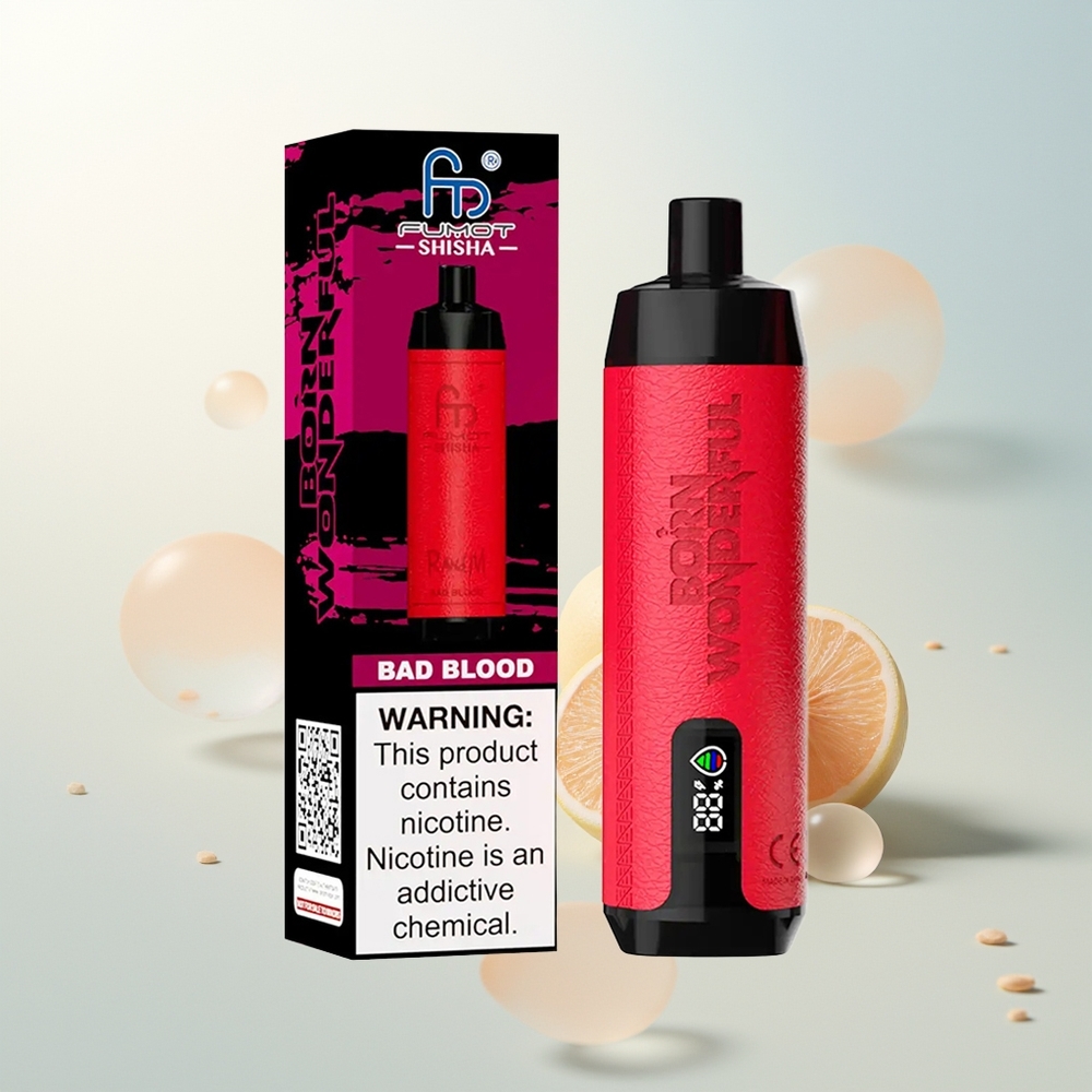 RandM Fumot Shisha 10000 Puffs 18ml Loša Krv