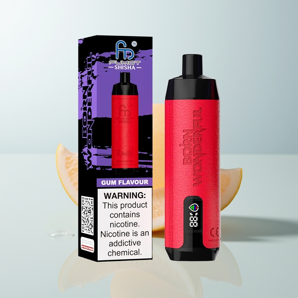 RandM Fumot Shisha 10000 Puffs USB Type-C 05 Nikotina Žvakaći Okus