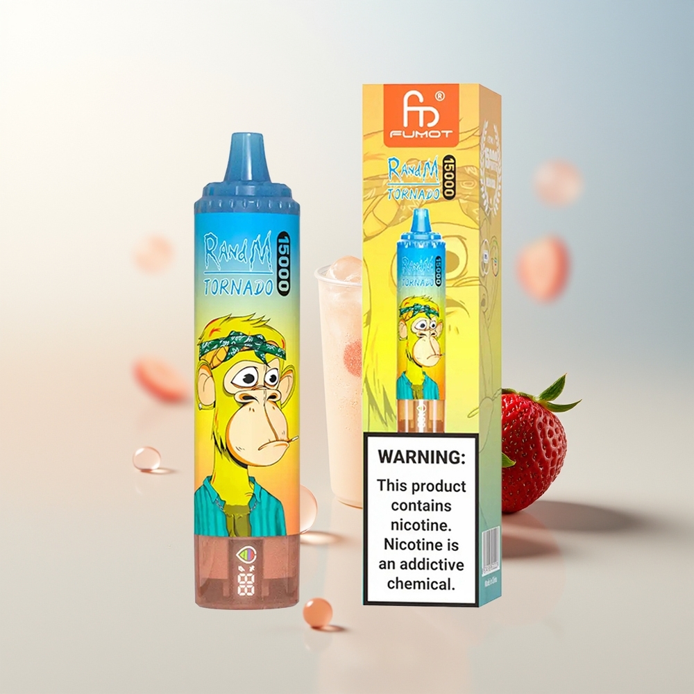 RandM Fumot Tornado 15000 Puffs 25ml Jagoda