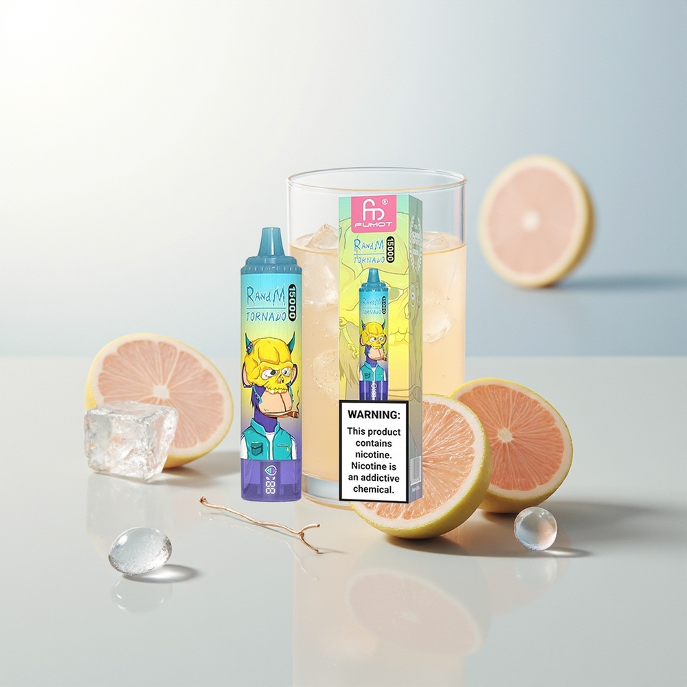 RandM Fumot Tornado 15000 Puffs 25ml Ledena Grožđe Jednokratna Vape